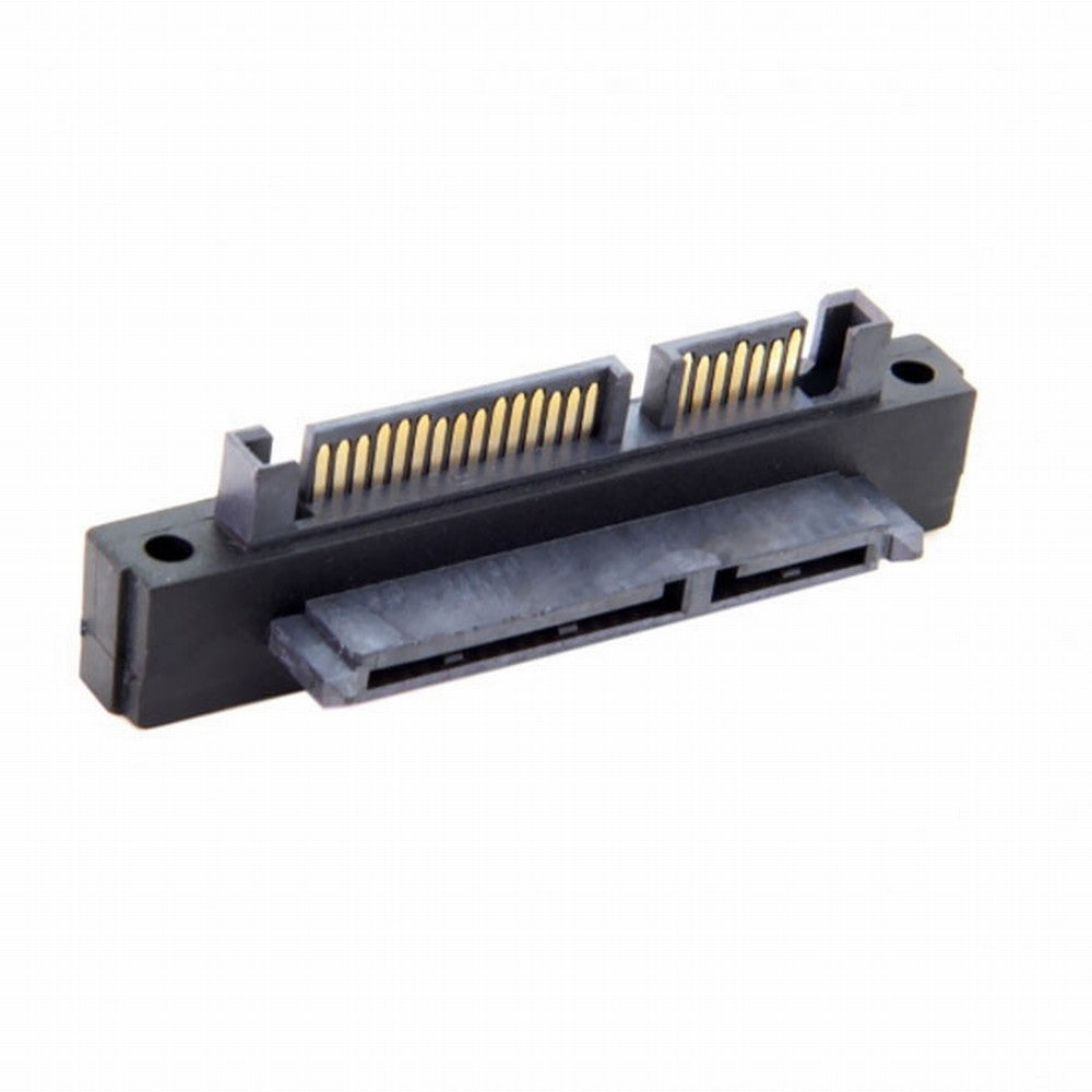 90 Degree Up Angled SATA 22Pin 7+15 Male to SATA 22Pin Female Extension Convertor Adapter SA-121-UP
