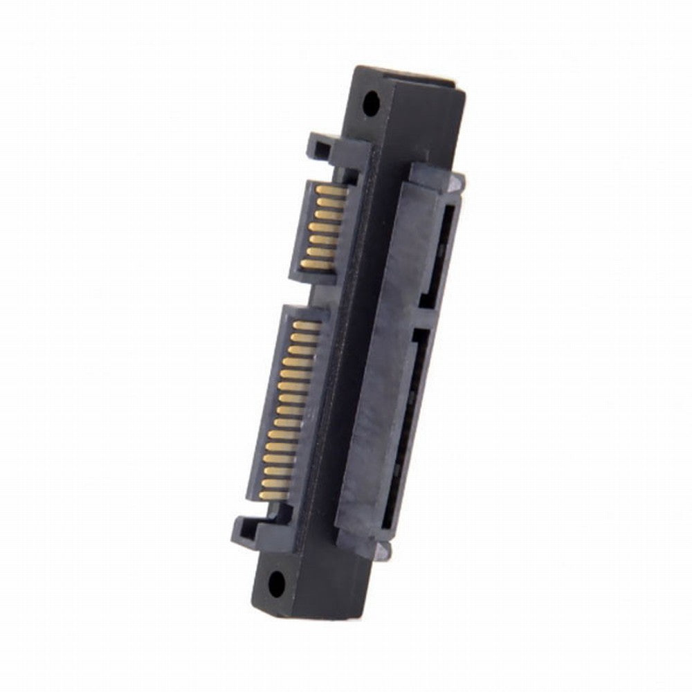 90 Degree Up Angled SATA 22Pin 7+15 Male to SATA 22Pin Female Extension Convertor Adapter SA-121-UP