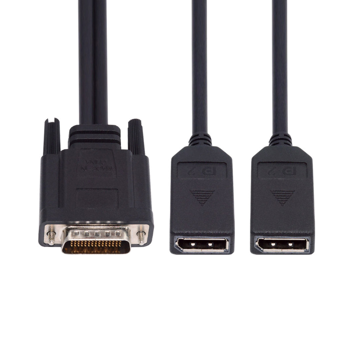 DMS-59Pin Male to Dual DP Displayport Female Splitter Extension Cable for PC Graphics Card DB-027