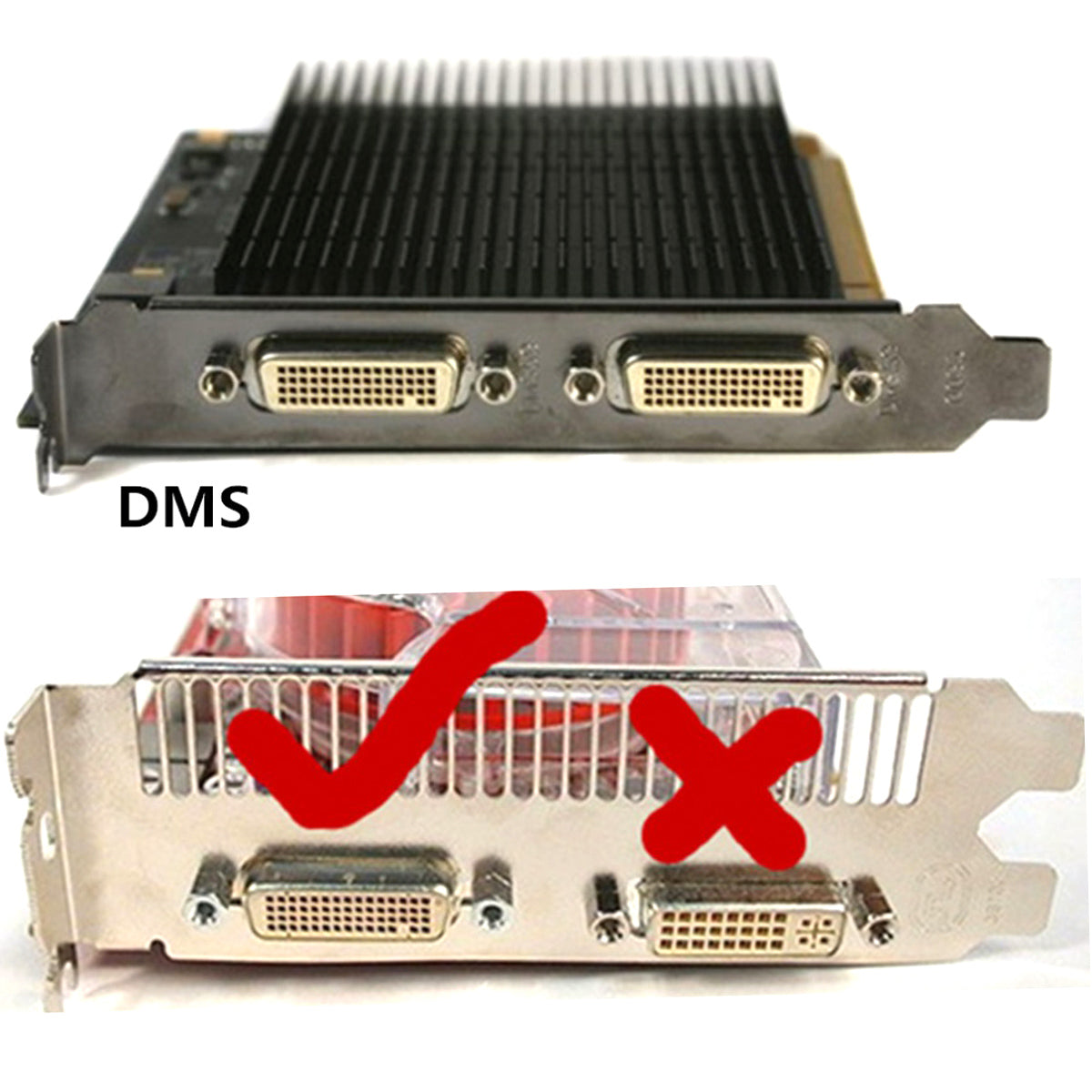 DMS-59Pin Male to Dual DP Displayport Female Splitter Extension Cable for PC Graphics Card DB-027