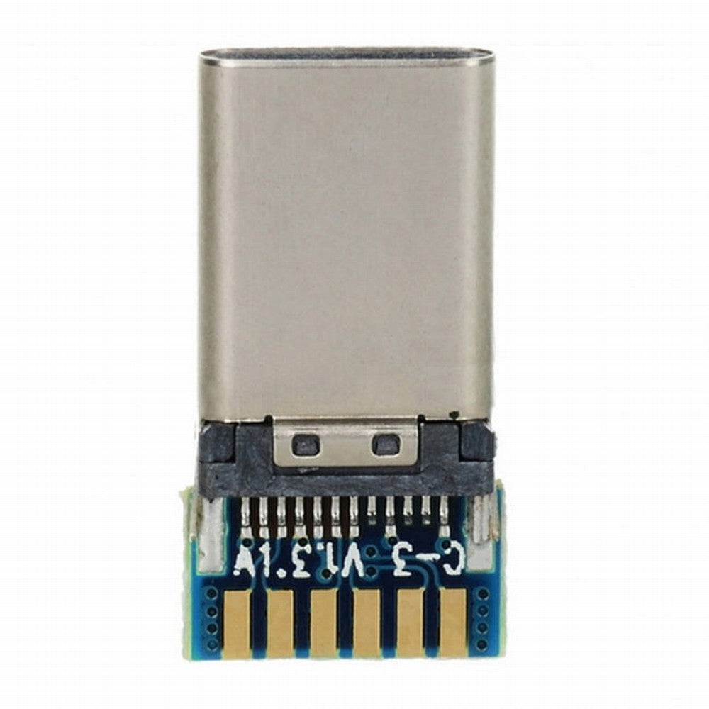 DIY 24pin USB 3.1 Type C USB-C Male Plug Connector SMT type with PC Board UC-207