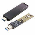 USB 3.0 to NVME M-key M.2 NGFF SSD External PCBA Conveter Adapter with Flash Disk Case U3-013