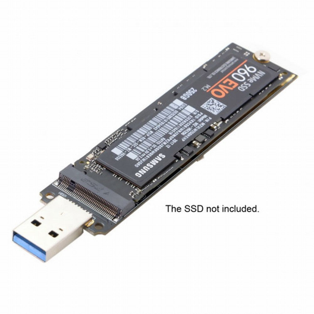 USB 3.0 to NVME M-key M.2 NGFF SSD External PCBA Conveter Adapter with Flash Disk Case U3-013