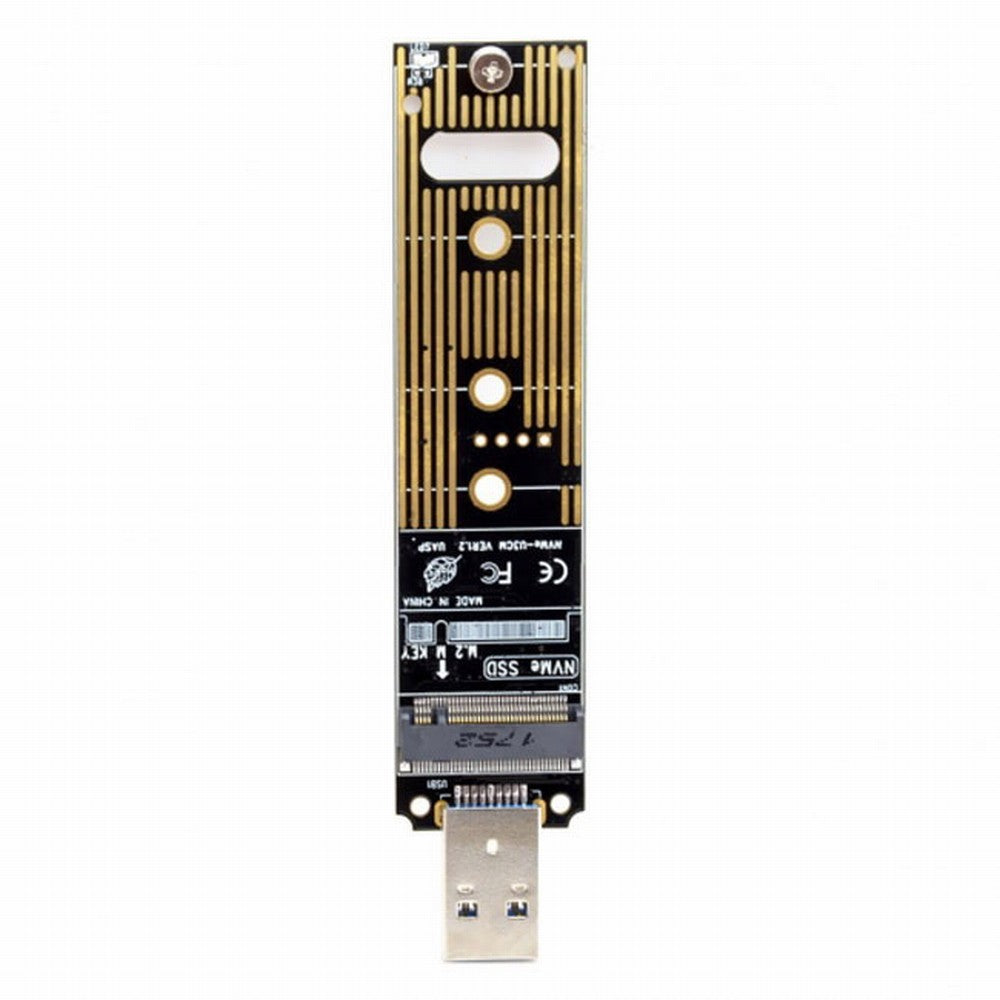 USB 3.0 to NVME M-key M.2 NGFF SSD External PCBA Conveter Adapter with Flash Disk Case U3-013