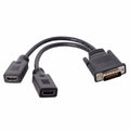 DMS-59Pin Male to Dual HDMI 1.4 HDTV Female Splitter Extension Cable for PC Graphics Card DB-028