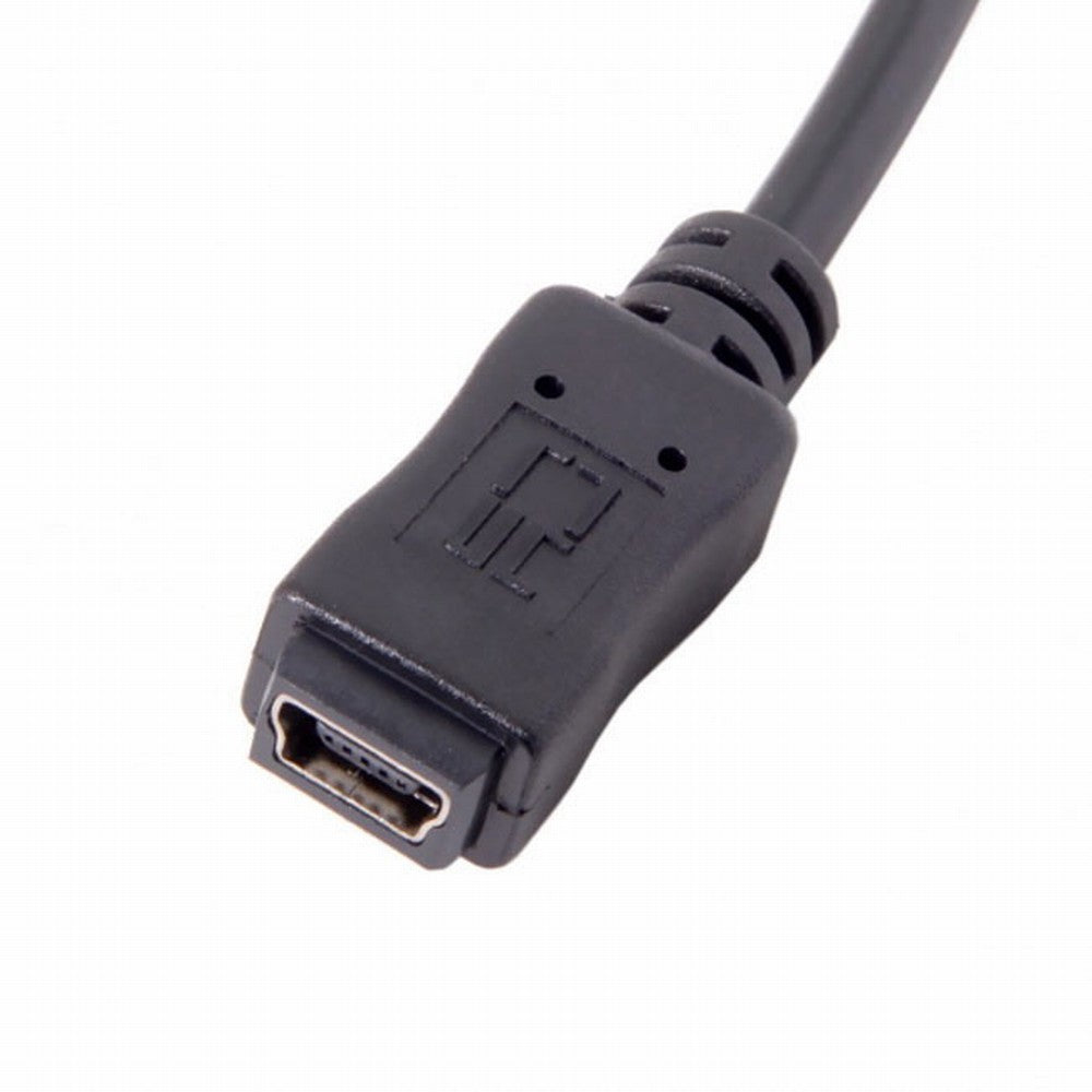 GPS Mini USB 5P 90D Up Angled Male to Mini USB 5Pin Female Extension Cable 0.2m U2-049-UP