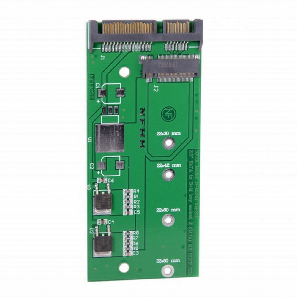 M.2 NGFF B/M-key 2 Lane SSD to 7mm 2.5" SATA 22pin hard disk case PCBA for E431 E531 X240S Y410P Y510P SA-123