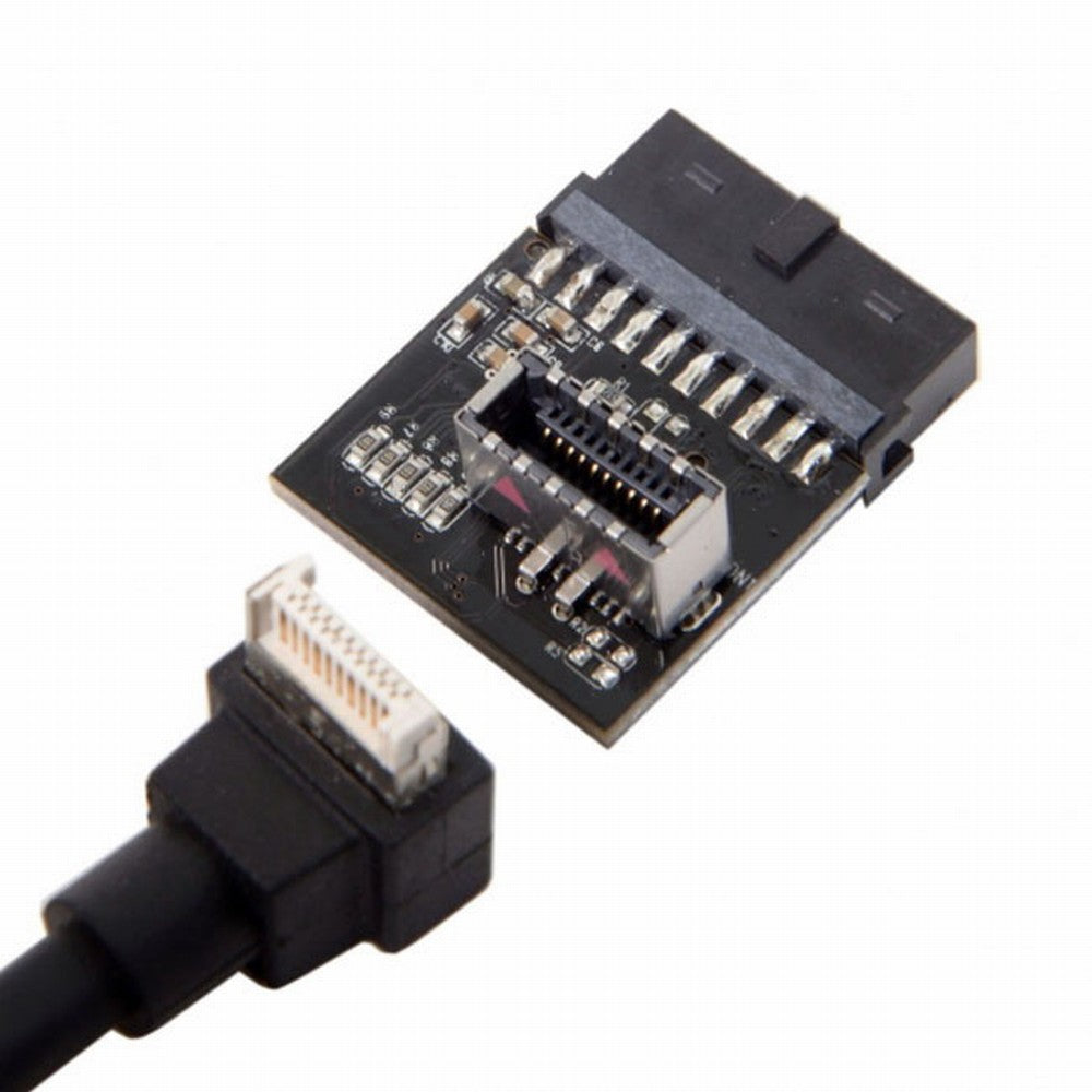 USB 3.1 Front Panel Socket to USB 3.0 20Pin Header Male Extension Adapter for Motherboard UC-008