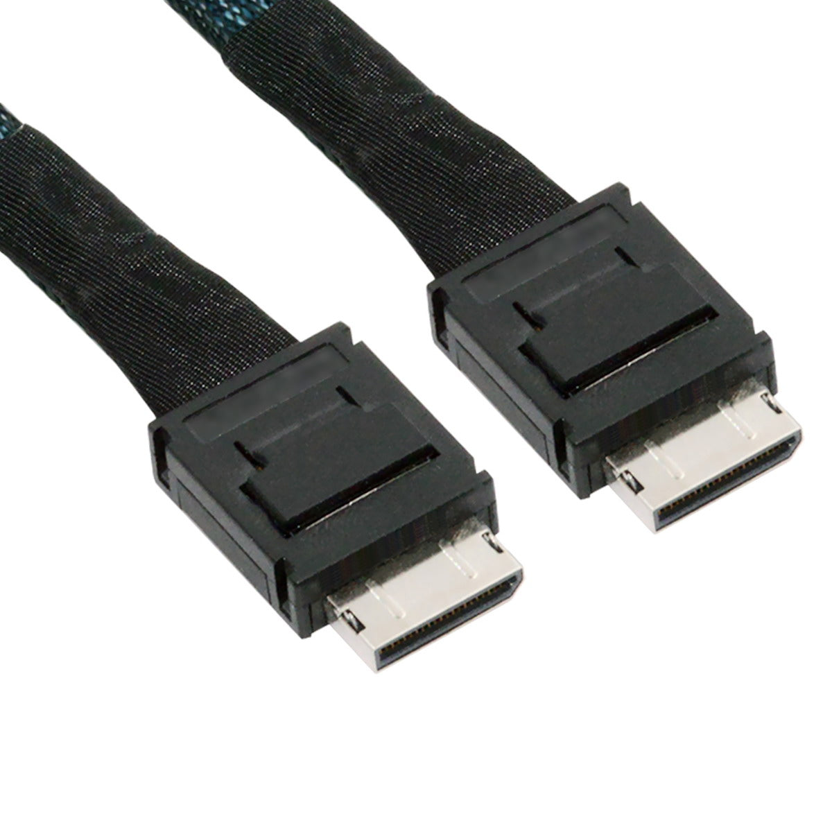 OCuLink PCIe PCI-Express SFF-8611 4i to OCuLink SFF-8611 SSD Data Active Cable 50cm SF-014-BK