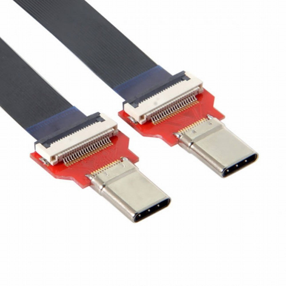 FPC Flat USB 3.1 Type-C USB-C Male to Male Data Cable for Macbook Laptop Phone Drive CC-UC-110