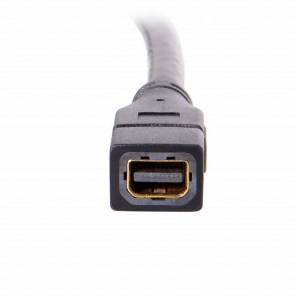 Down Angled DP DisplayPort 90 Degree to Mini DP DisplayPort Female Cable for Displays Monitors DP-048-DN