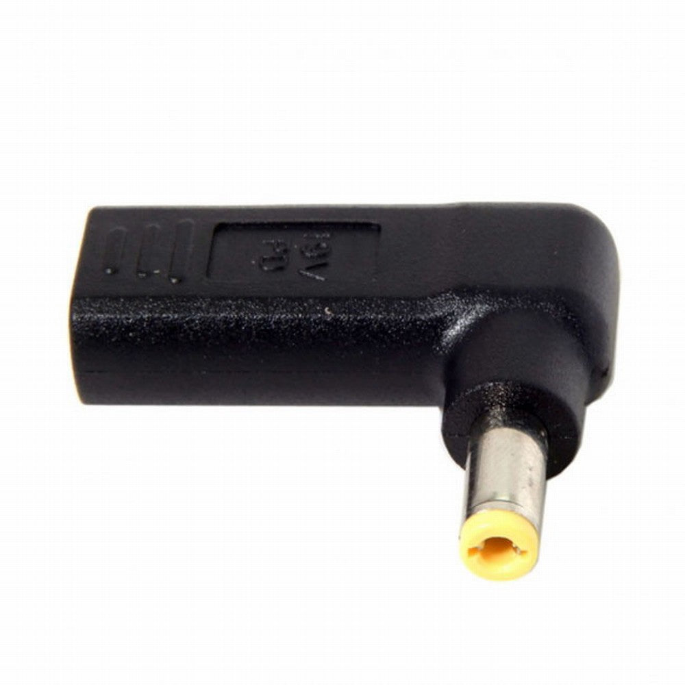 USB 3.1 Type C USB-C to DC 20V 5.5 2.5mm Adapter PD Emulator Trigger 90 Degree Angled UC-112-5525MM