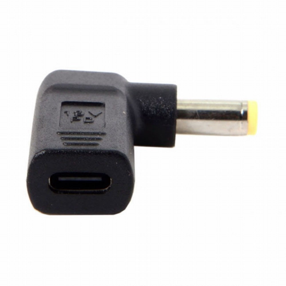 USB 3.1 Type C USB-C to DC 20V 5.5 2.5mm Adapter PD Emulator Trigger 90 Degree Angled UC-112-5525MM
