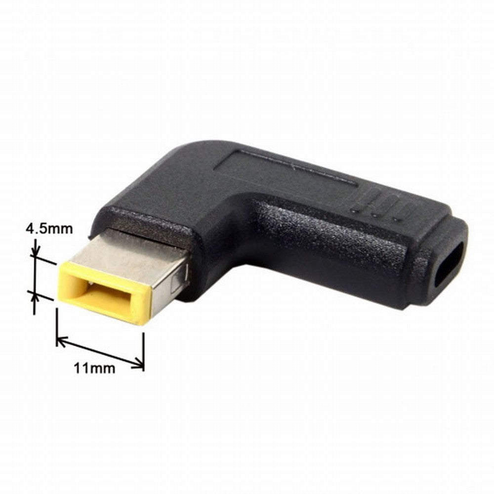 USB 3.1 Type C USB-C to Rectangle 11.0*4.5mm Adapter PD Emulator Trigger for Lenovo ThinkPad X1 Carbon UC-112-1145MM