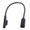 DC 15V Type-C USB-C Female to Surface Pro3 Pro4 Pro5 Pro6 Book Pro Charge Cable UC-109-SURFA3