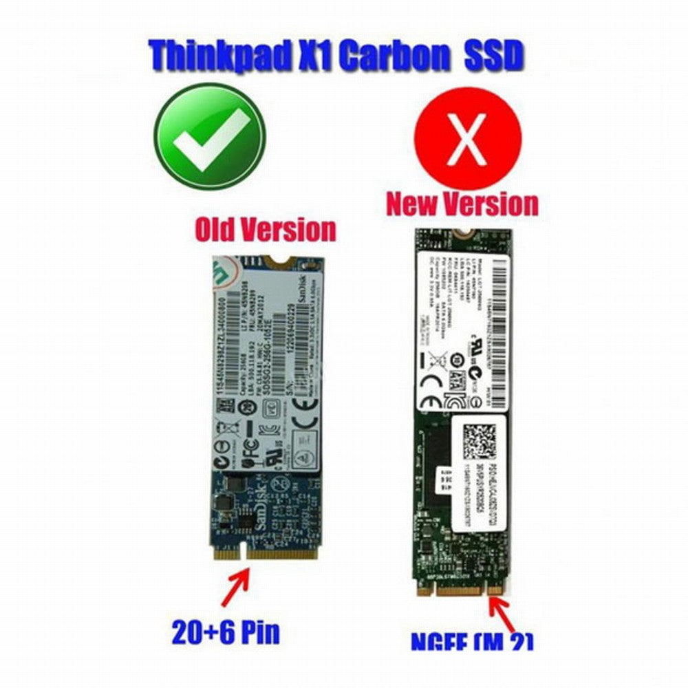 USB-C Type-C to 20+6Pin Thinkpad X1 Carbon SATA SSD Hard Disk Case Enclosure UC-122