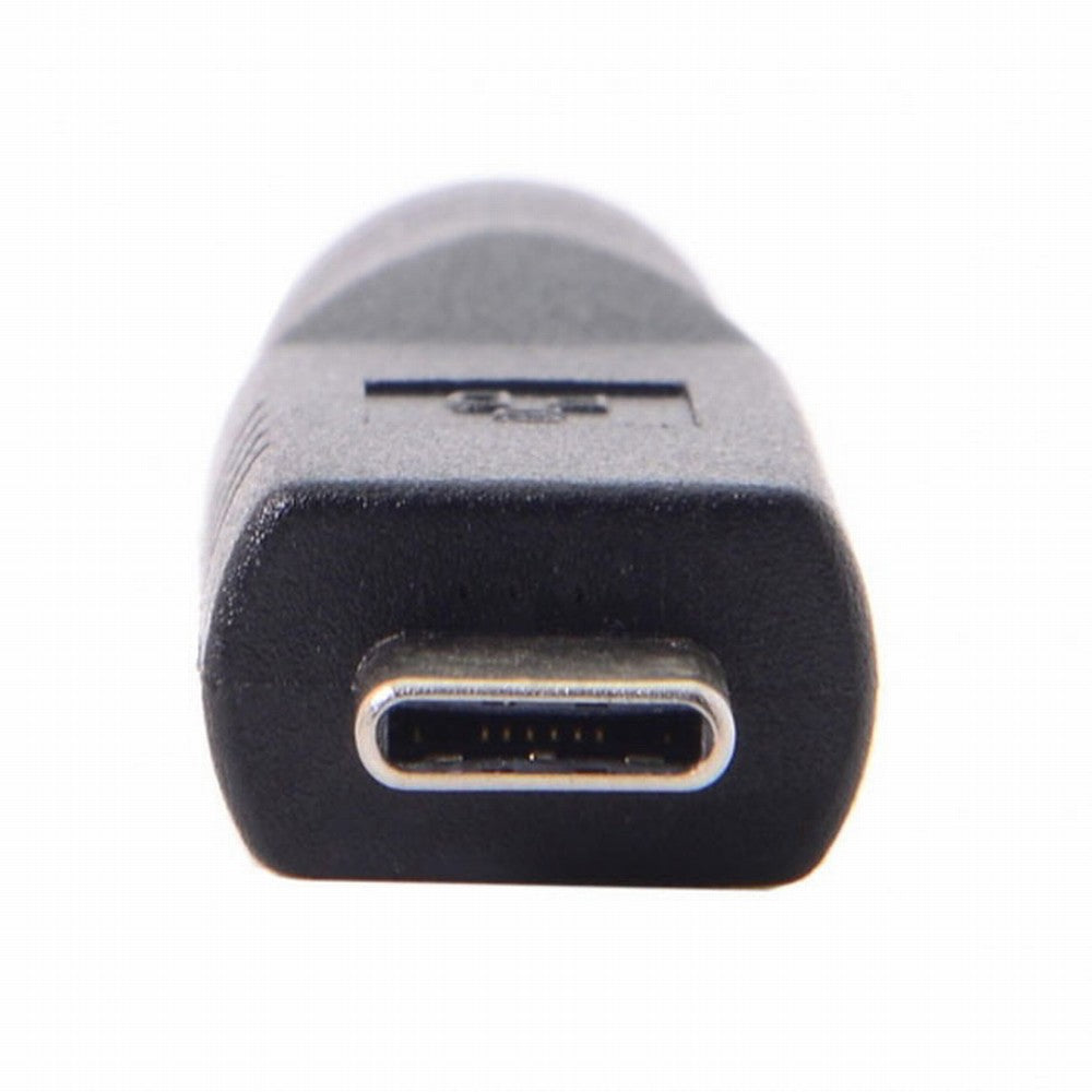 DC Jack 5.5*2.1mm Input to USB-C Type-C Power Plug Charge Adapter for Laptop Phone UC-211-BK-5521MM