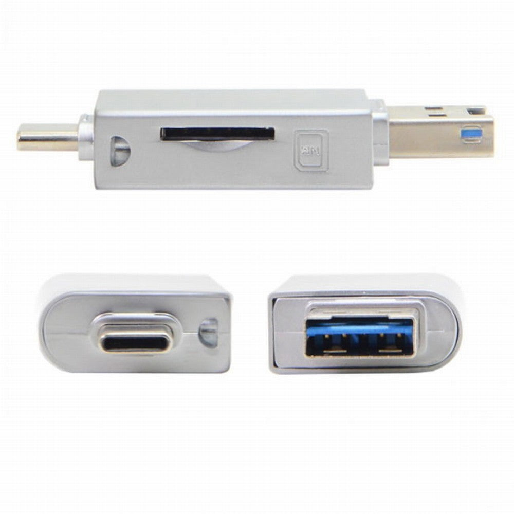 USB-C Type C / USB 2.0 to NM Nano Memory Card TF Micro SD Card Reader for Huawei Cell Phone Laptop UC-061