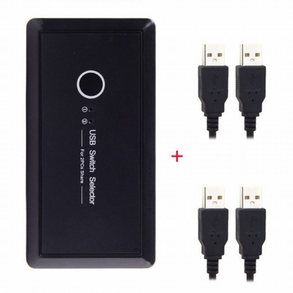 KVM USB 3.0 Switch Selector 2 Port PCs Sharing 4 Devices for Keyboard Mouse Scanner Printer U3-025