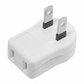 NEMA 1-15P USA Outlet Saver Power Extension Adapter 2-prong 2 Outlets 90 Degree Up Down Angled PW-014-UP