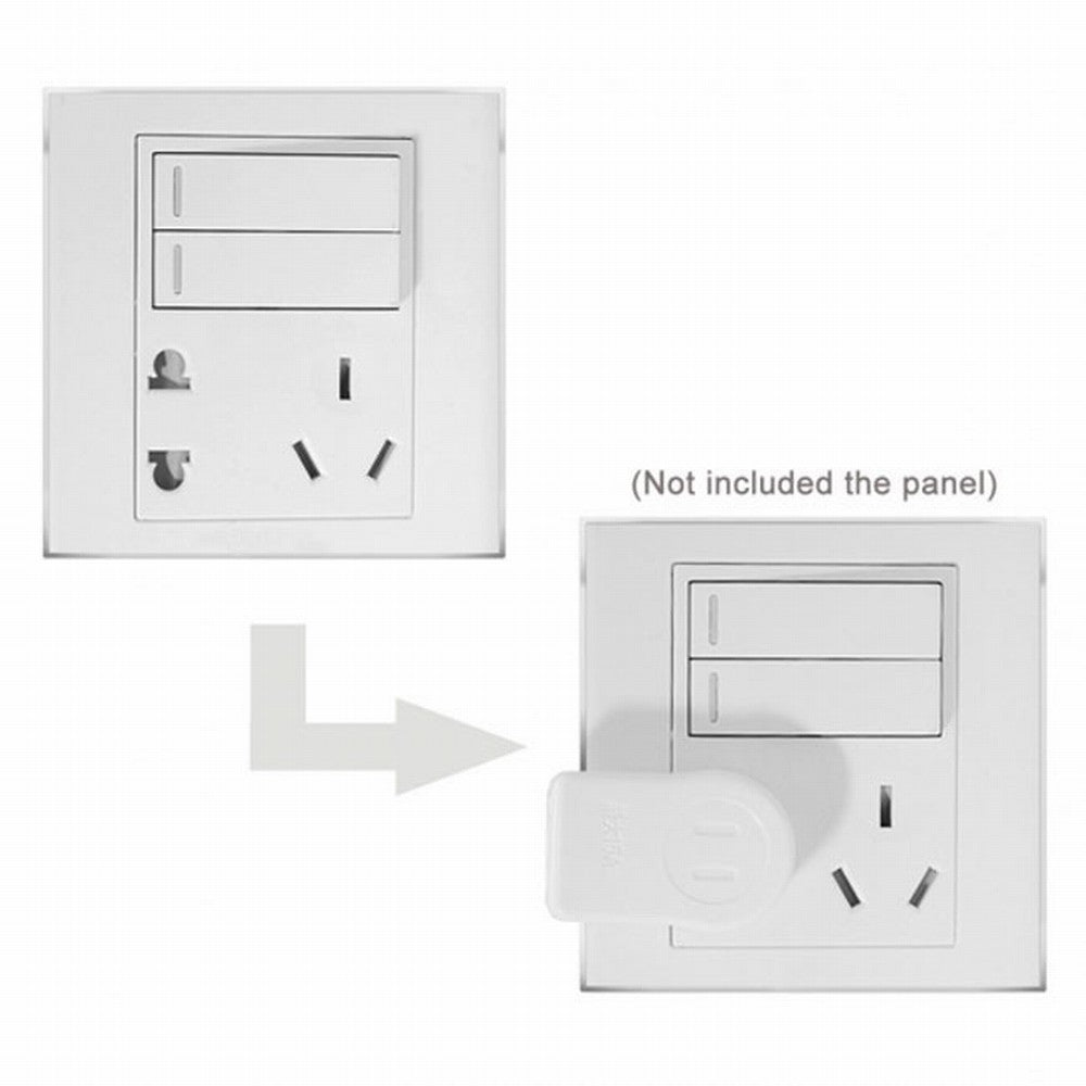 NEMA 1-15P USA Outlet Saver Power Extension Adapter 2-prong 2 Outlets 90 Degree Up Down Angled PW-014-UP