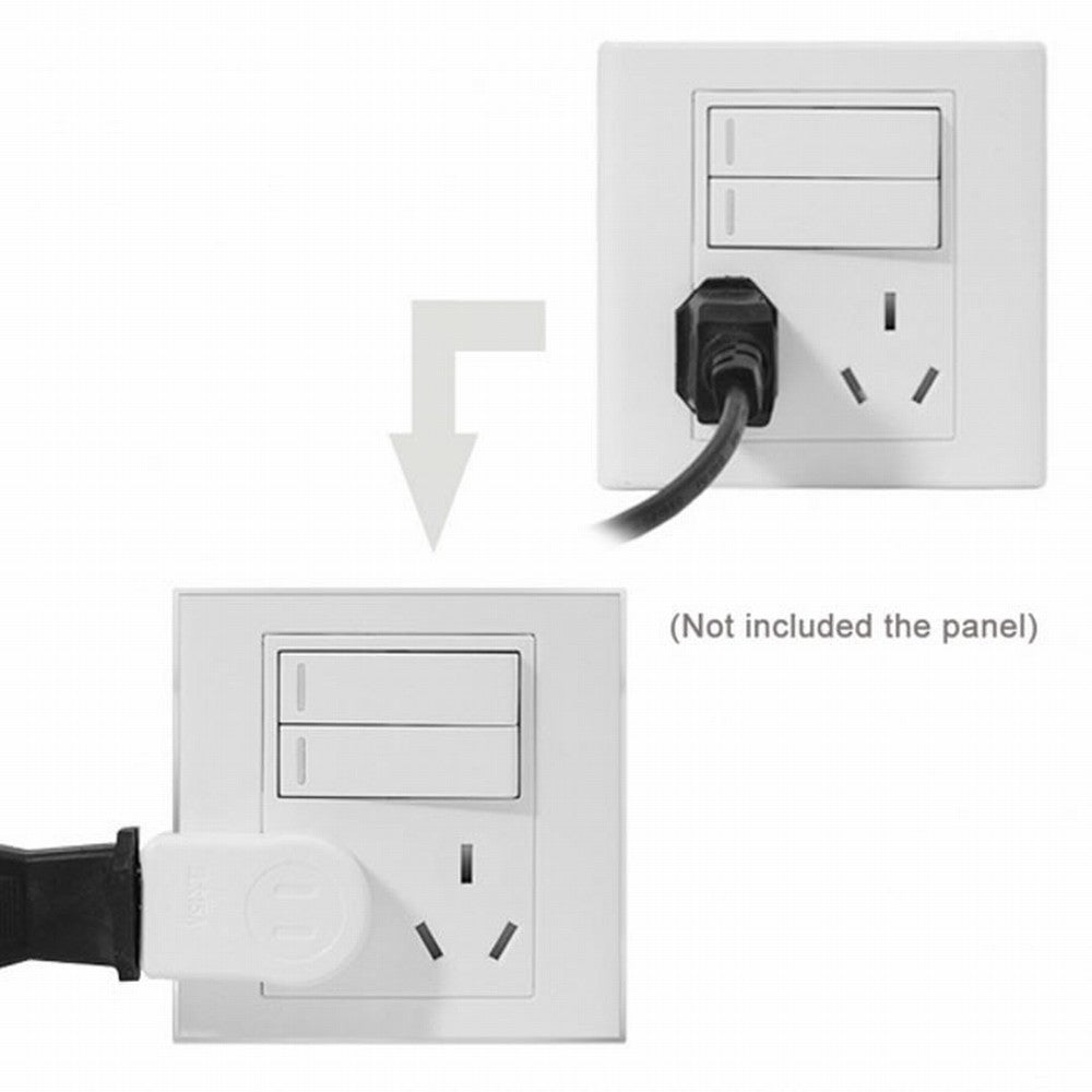 NEMA 1-15P USA Outlet Saver Power Extension Adapter 2-prong 2 Outlets 90 Degree Up Down Angled PW-014-UP