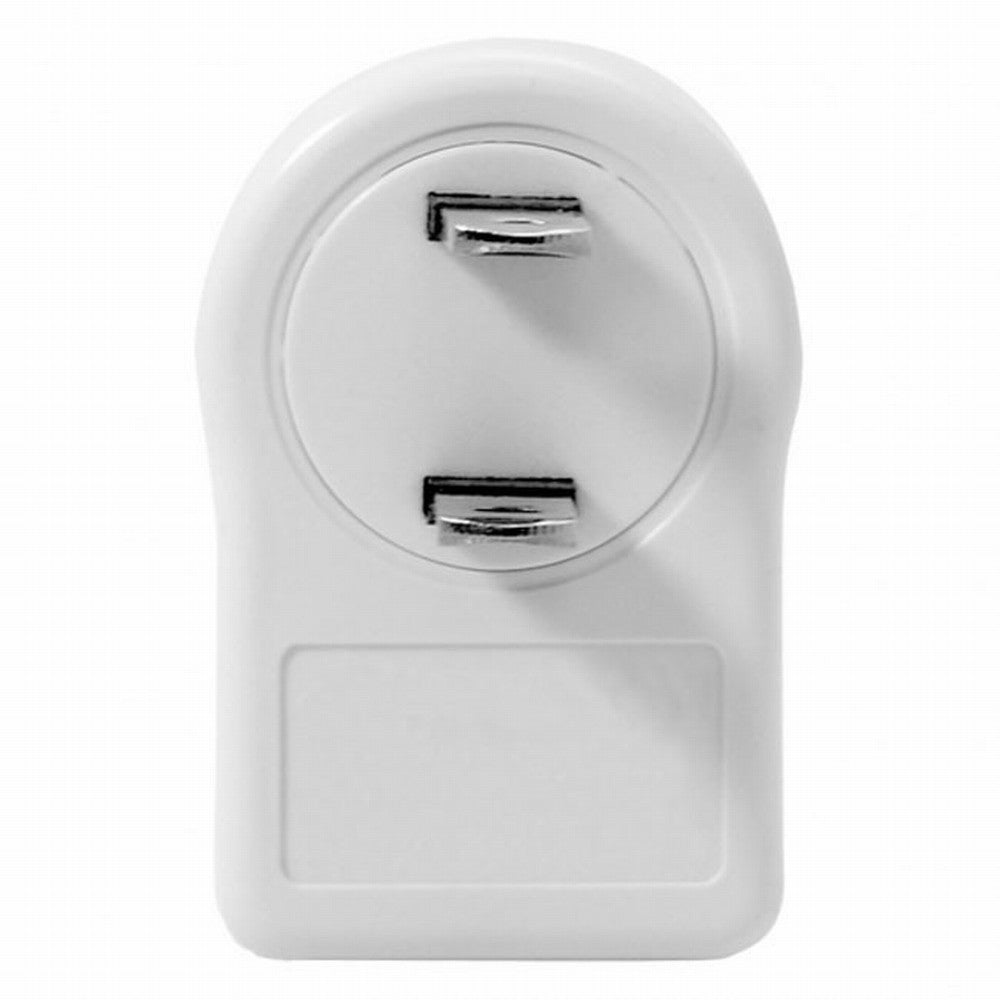 NEMA 1-15P USA Outlet Saver Power Extension Adapter 2-prong 2 Outlets 90 Degree Left Right Angled PW-014-RI