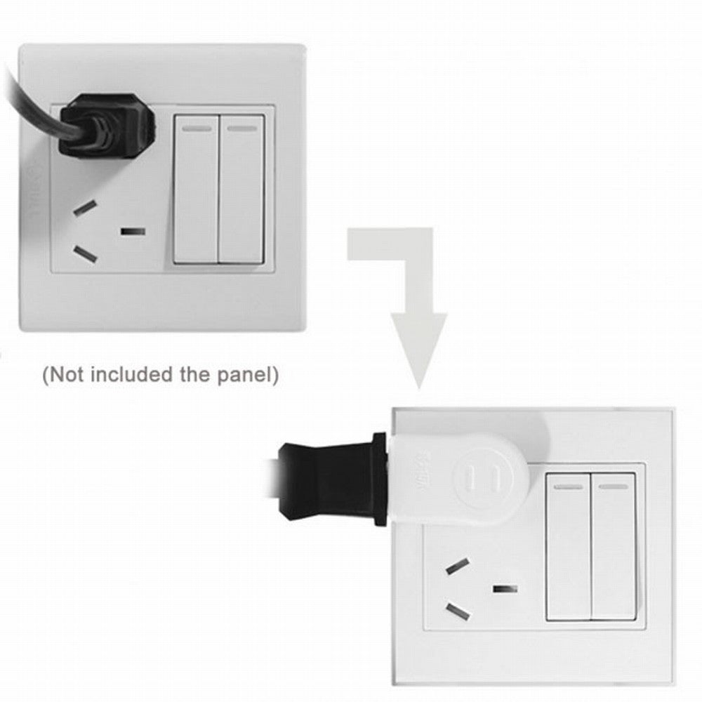 NEMA 1-15P USA Outlet Saver Power Extension Adapter 2-prong 2 Outlets 90 Degree Left Right Angled PW-014-RI