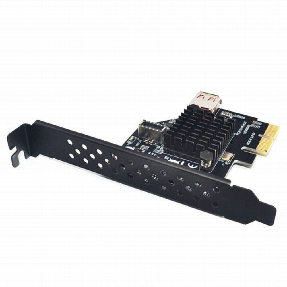 USB 3.1 Front Panel Socket USB 2.0 to PCI-E Express Card Adapter for Motherboard UC-136