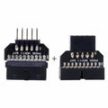 1set Reversible USB 2.0 9Pin Housing to Motherboard USB 3.0 20pin Header Female Adapter U2-026