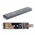 USB 3.0 to NVME M-key M.2 NGFF SSD External PCBA Conveter Adapter RTL9210 Chipset with Case U3-017