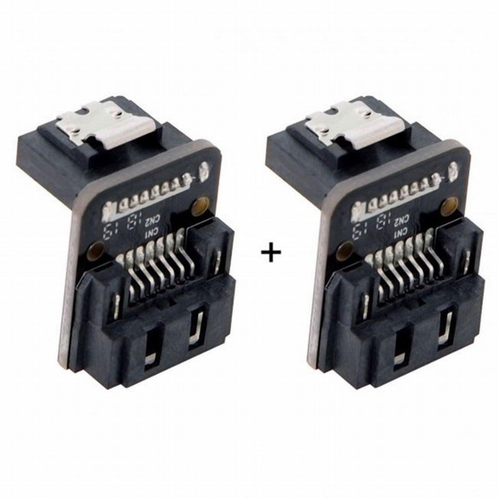 SATA 7Pin Female to 7pin Male Up 90 Degree Angled Adapter Mainboard Motherboard for Desktops SSD HDD SA-017-UP