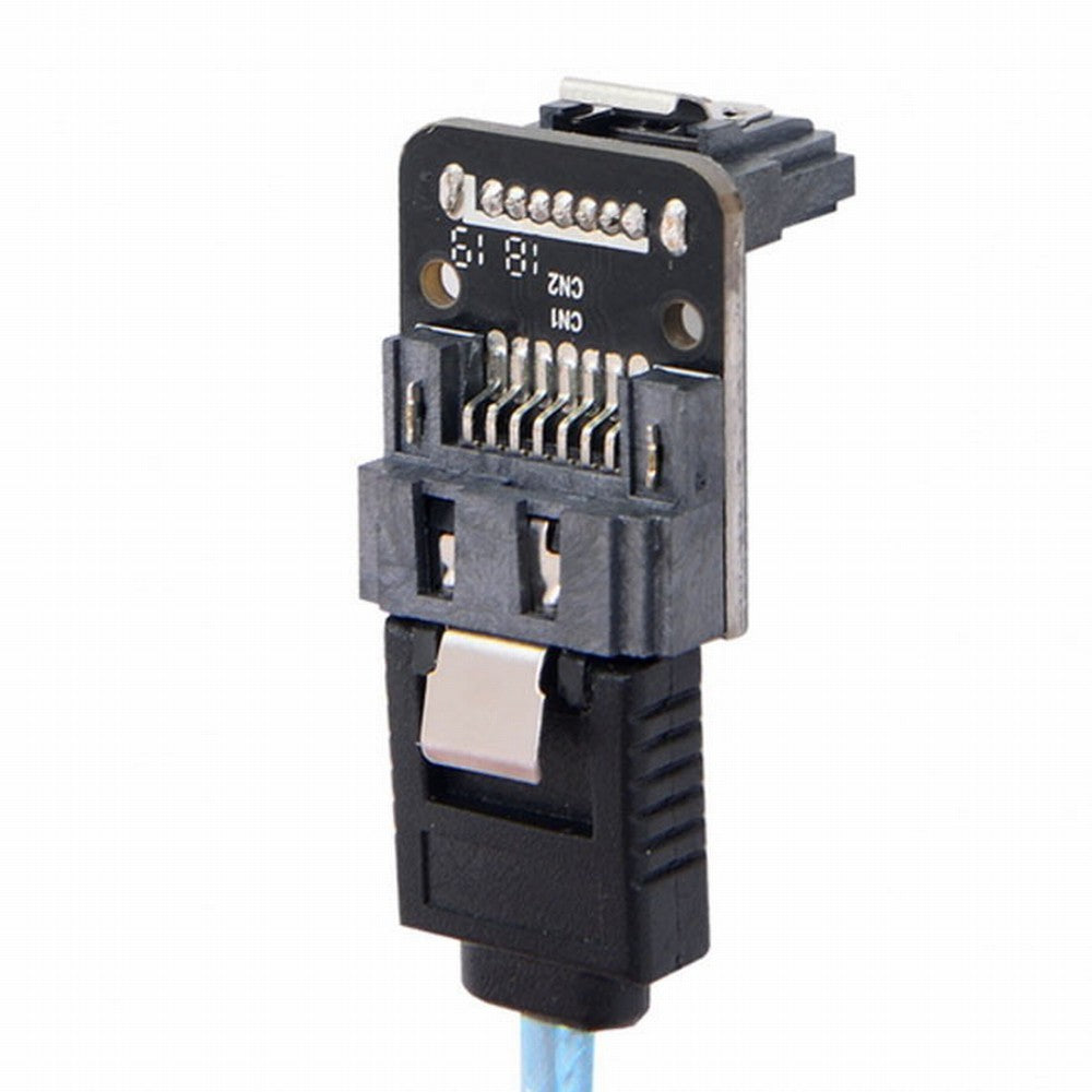 SATA 7Pin Female to 7pin Male Up 90 Degree Angled Adapter Mainboard Motherboard for Desktops SSD HDD SA-017-UP