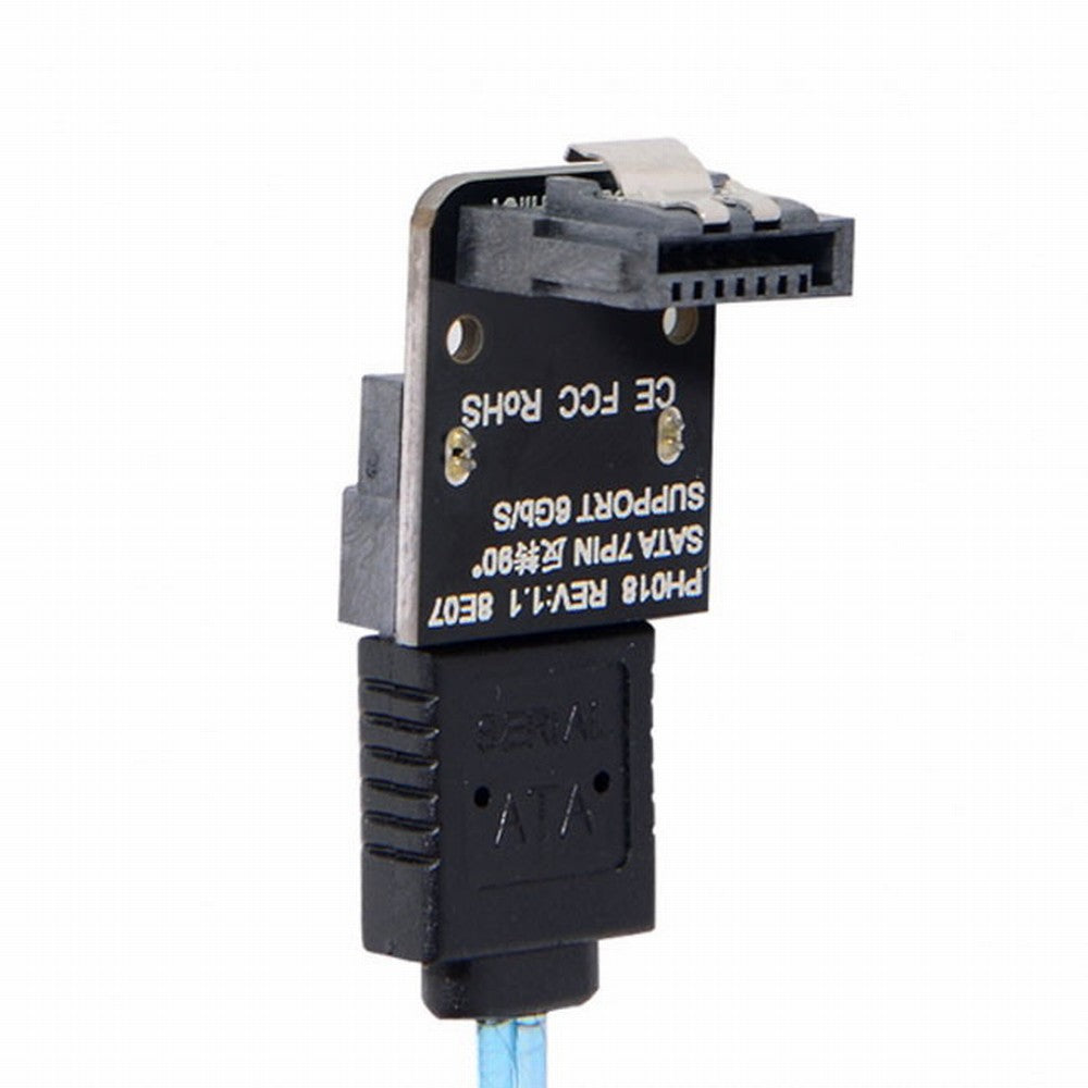 SATA 7Pin Female to 7pin Male Up 90 Degree Angled Adapter Mainboard Motherboard for Desktops SSD HDD SA-017-UP