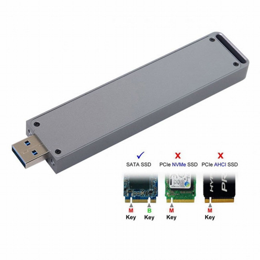 B/M-key NGFF M2 SSD to USB 3.0 External PCBA Conveter Adapter Card Flash Disk Type U3-037