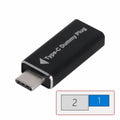 CY Virtual Display Adapter USB-C Type-C DDC EDID Dummy Plug Headless Ghost Display Emulator 1920x1080p@60Hz UC-142