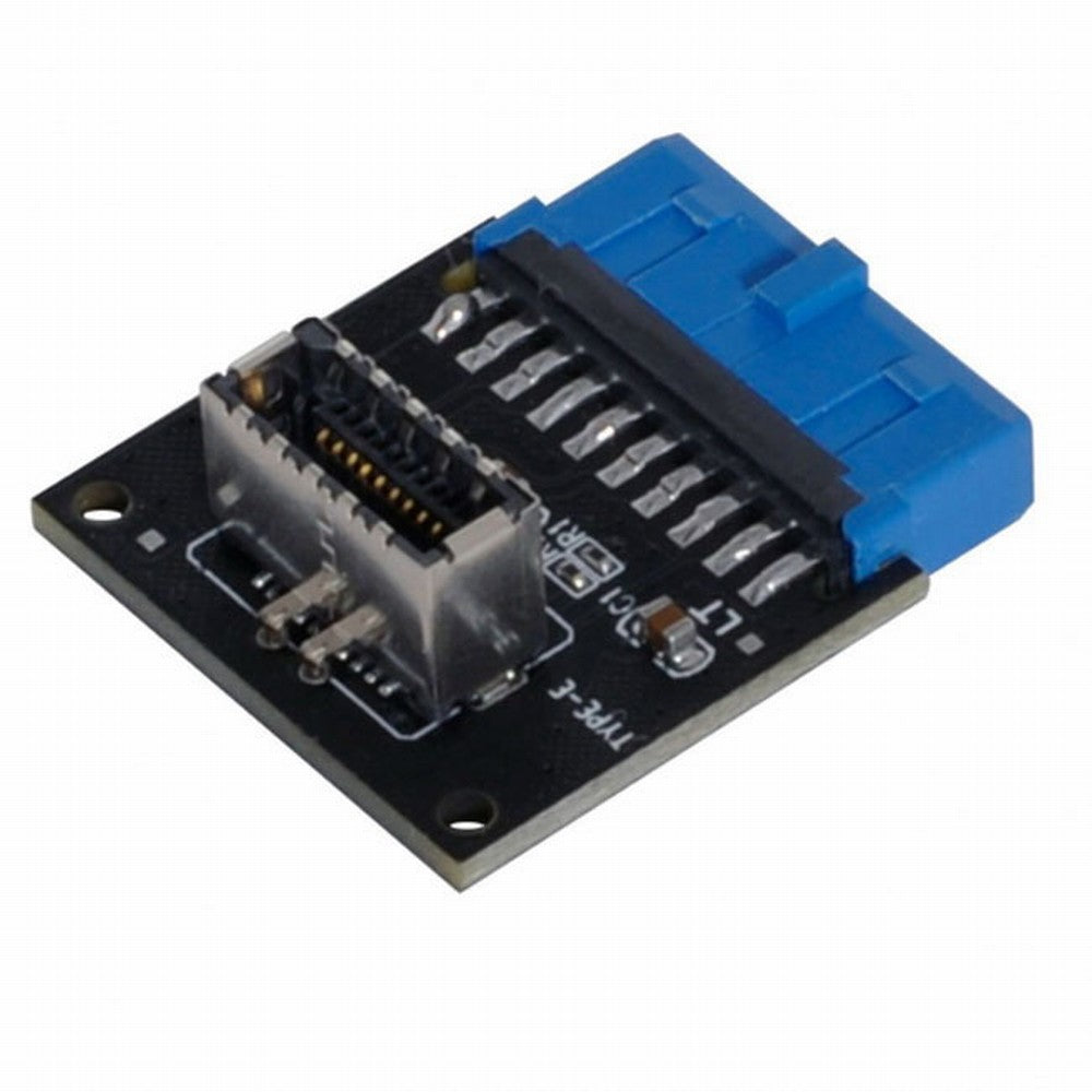 USB 3.1 Front Panel Socket Key-A Type-E to USB 3.0 20Pin Header Male Extension Adapter for Motherboard UC-159
