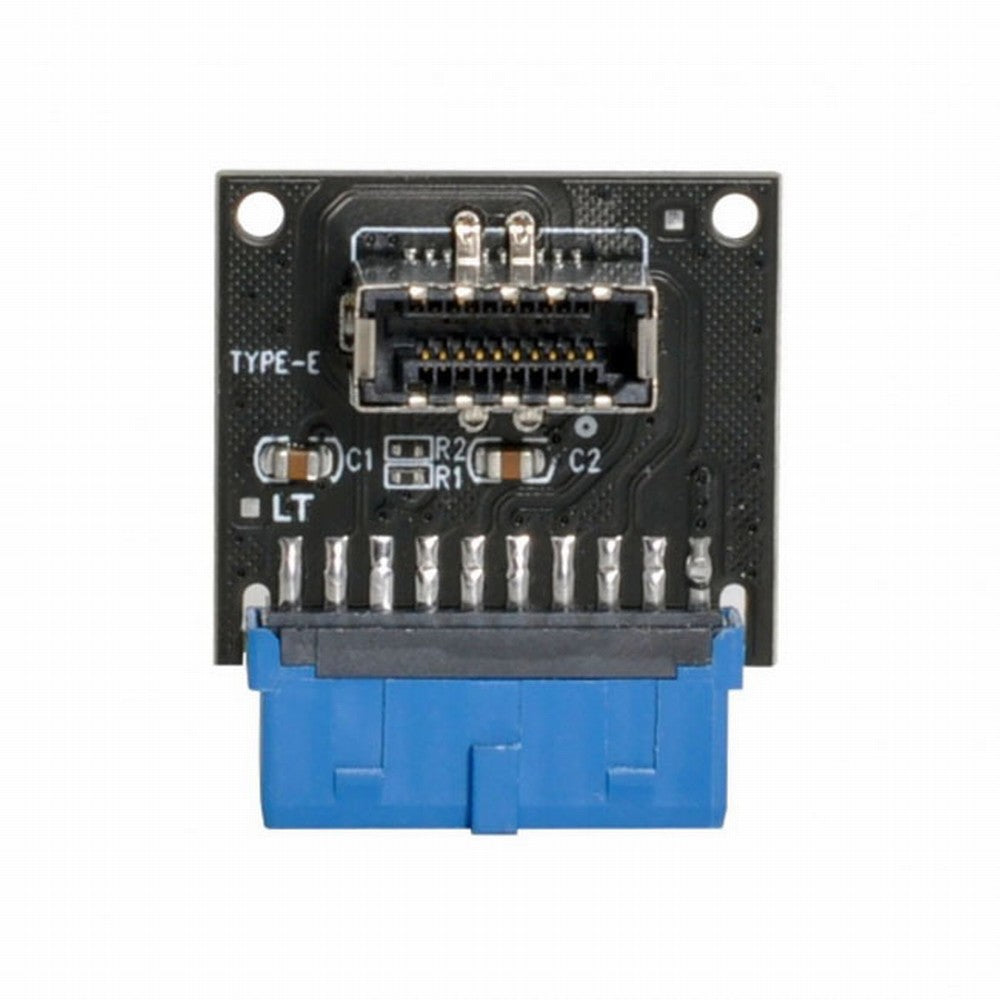 USB 3.1 Front Panel Socket Key-A Type-E to USB 3.0 20Pin Header Male Extension Adapter for Motherboard UC-159