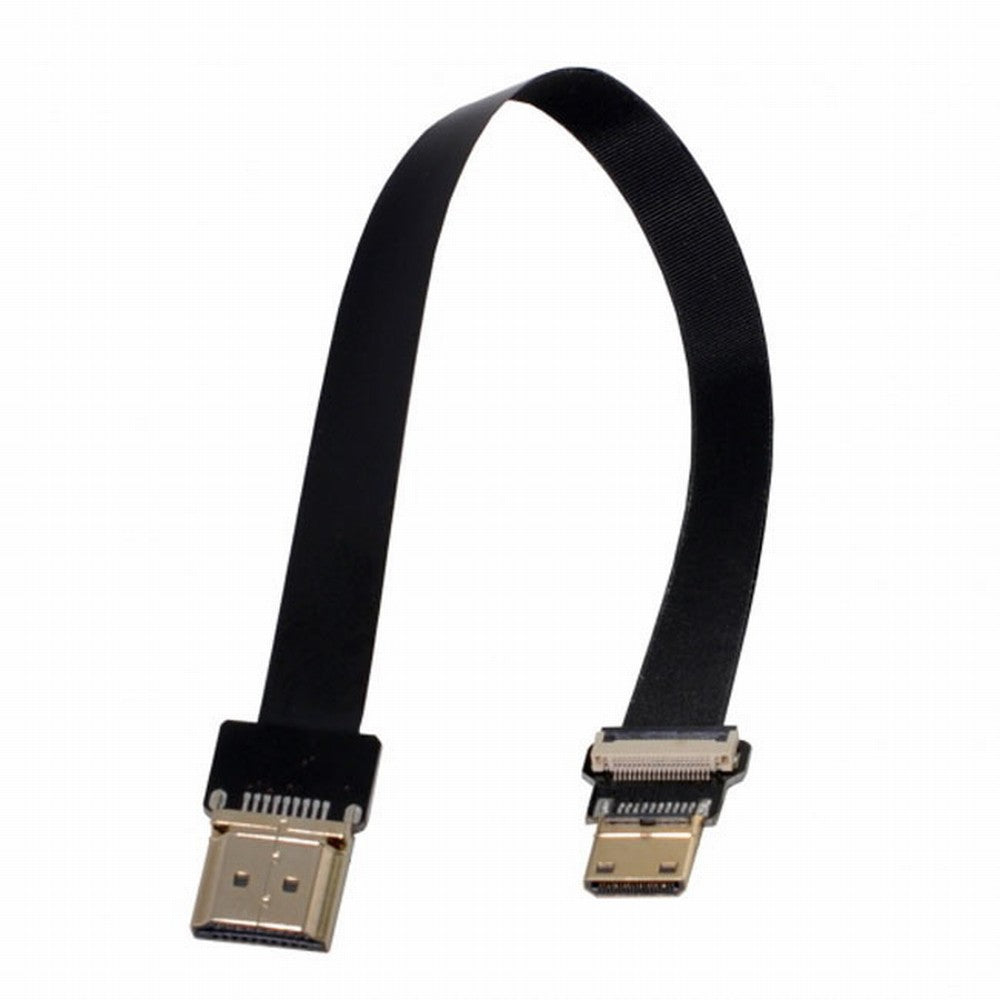 CYFPV Mini HDMI Male to HDMI Male FPC Flat Cable 1080P for FPV HDTV Multicopter Aerial Photography CC-HD-190-BK
