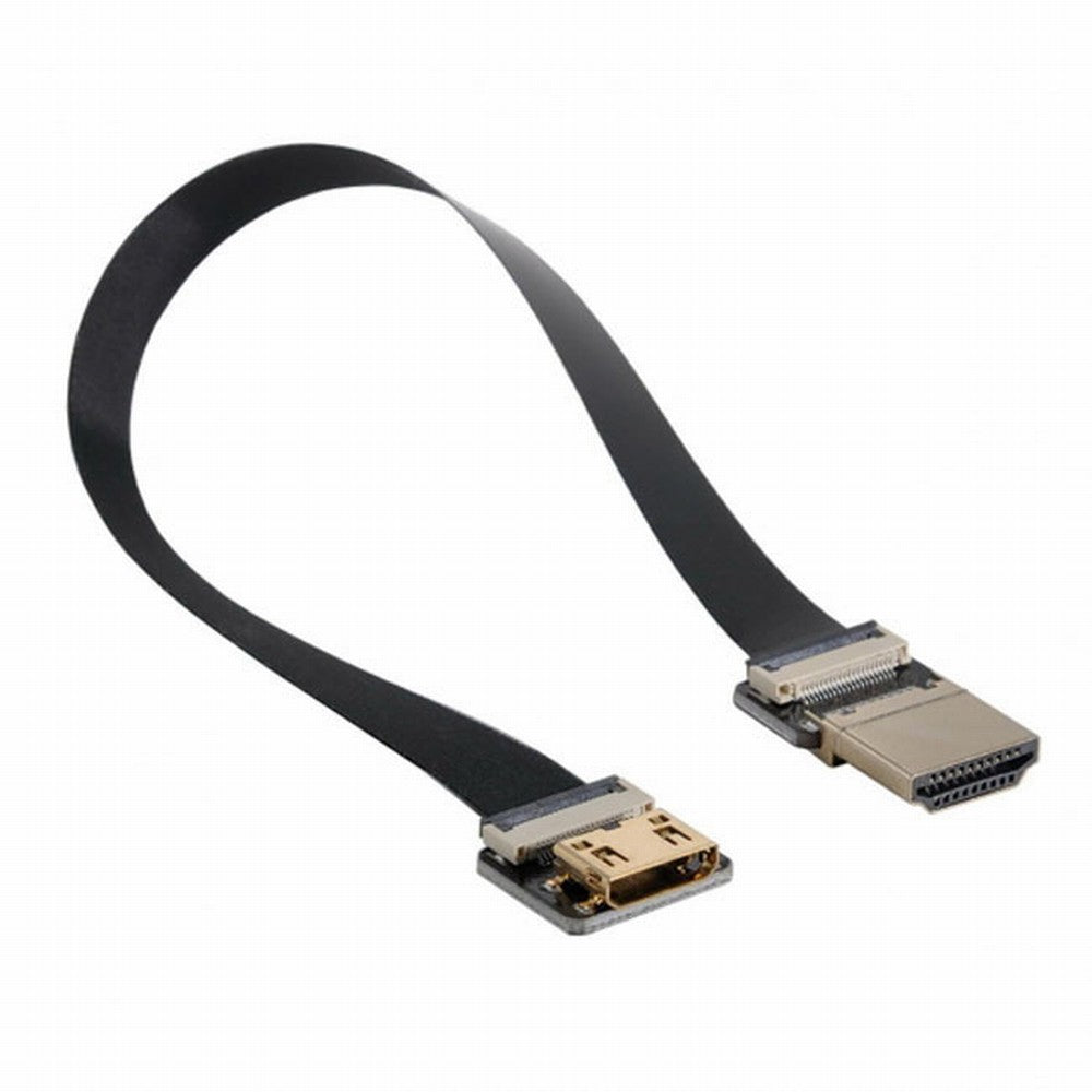 CYFPV HDMI Male to Mini HDMI Female Extension FPC Flat Cable 1080P for FPV HDTV Multicopter Aerial Photography CC-HD-189-BK