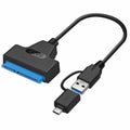 Type C USB 3.0 Male to SATA 22 Pin 2.5" Hard disk driver SSD Adapter Cable for Macbook Laptop UC-147