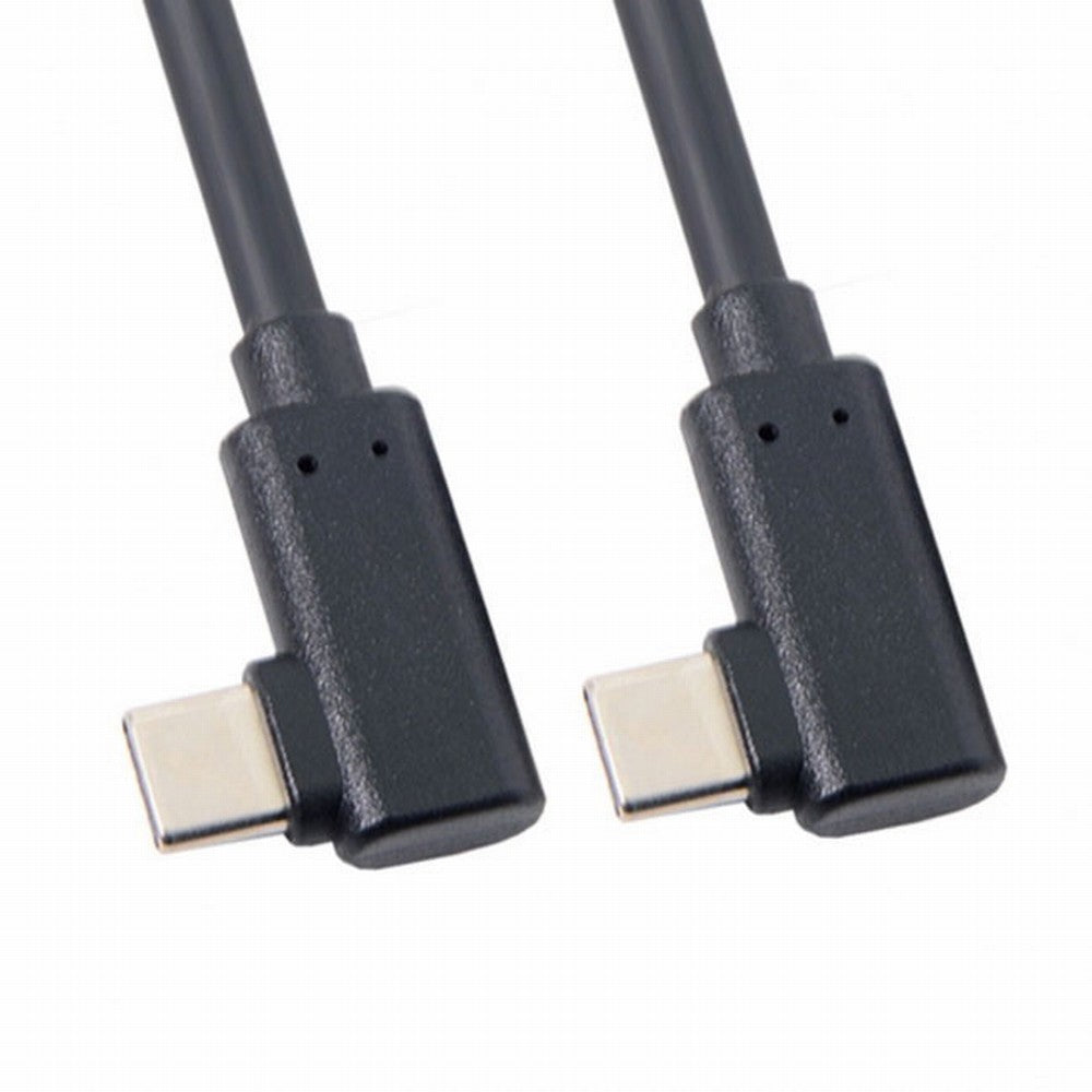USB-C Type-C to Type-C Cable Gen2 10Gbps 65W Dual 90 Degree Left Right Angled Type CC-UC-144-RI