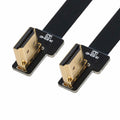 CYFPV Dual 90 Degree Left Angled HDMI Type A Male to Male HDTV FPC Flat Cable for FPV HDTV Multicopter Aerial Photography CC-HD-206-LE