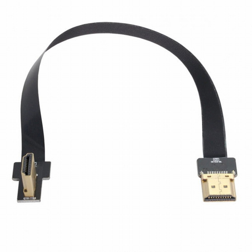 CYFPV FPV HDMI Male to Right Angled 90D HDMI Male HDTV FPC Flat Cable for FPV HDTV Multicopter Aerial Photography CC-HD-198-RI