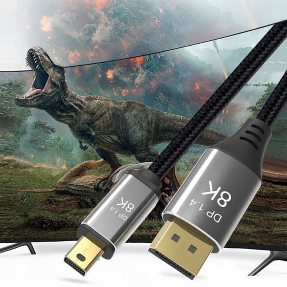 DisplayPort 1.4 8K 60hz Cable Ultra-HD UHD 4K 144hz Mini DP to DP Cable 7680*4320 for Video PC Laptop TV CC-DP-037