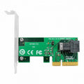 PCI-E 4X to U.2 U2 Kit SFF-8639 NVME PCIe SSD Adapter for Mainboard SSD 750 p3600 p3700 M.2 SFF-8643 SF-024