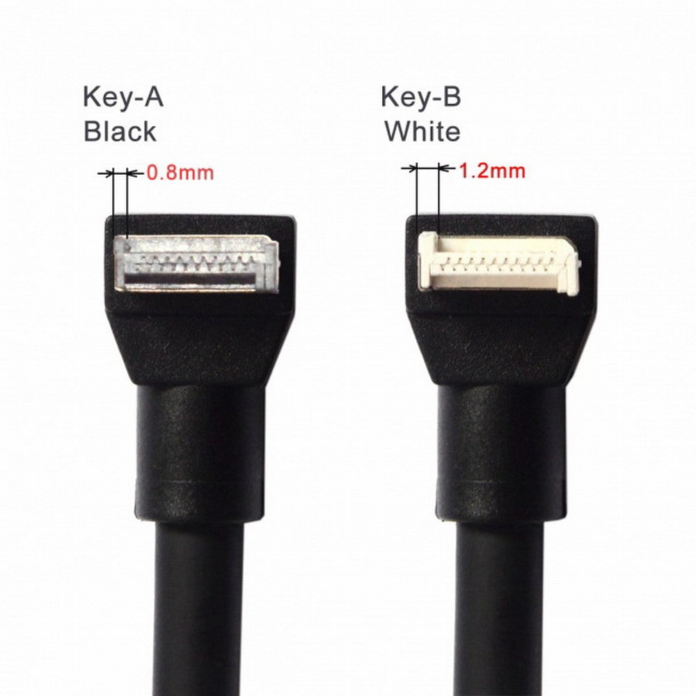 USB 3.1 Front Panel Socket Key-B Type-E to USB 3.0 20Pin Header Male Extension Adapter for Motherboard UC-151
