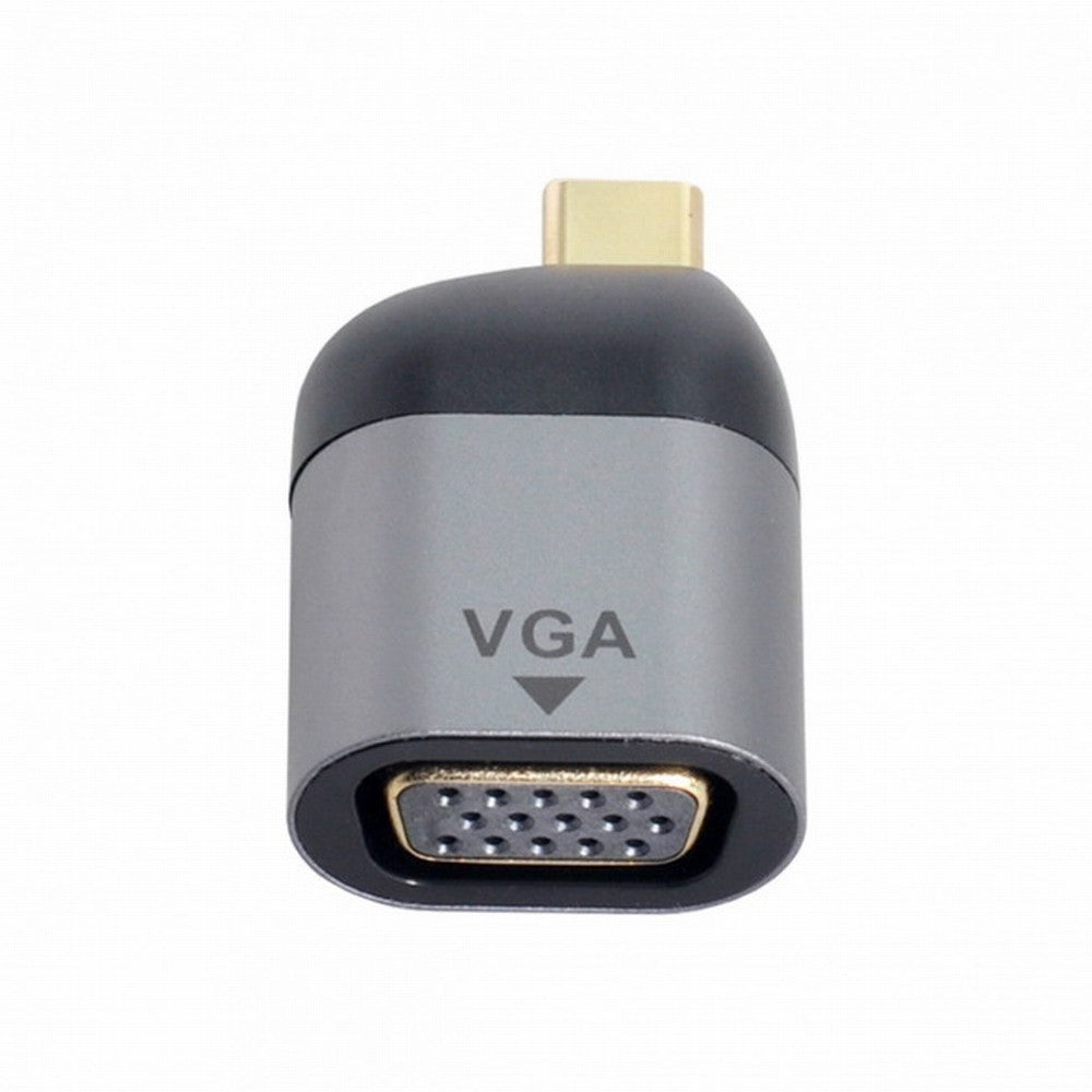 USB-C Type C to VGA Converter Monitor Adapter 1080p 60hz for Tablet Phone Laptop UC-220-VGA