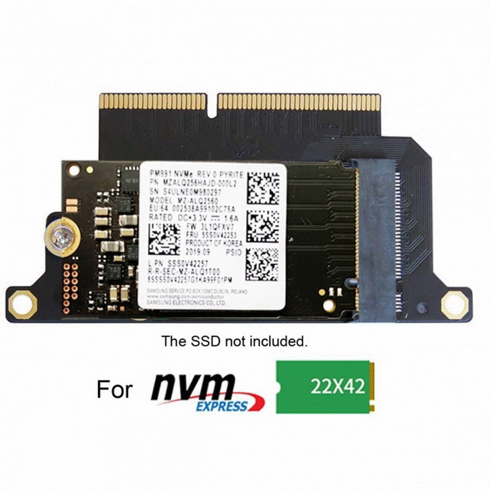 M.2 NGFF M-Key NVME SSD Convert Card fit for Macbook Pro 2016 2017 13" A1708 SA-023