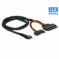 U.2 U2 SFF-8639 to Slimline SFF-8654 4i NVME PCIe SSD Cable for Mainboard SSD 750 p3600 p3700 M.2 SF-104